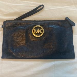 Michael Kors wristlet - Navy Blue